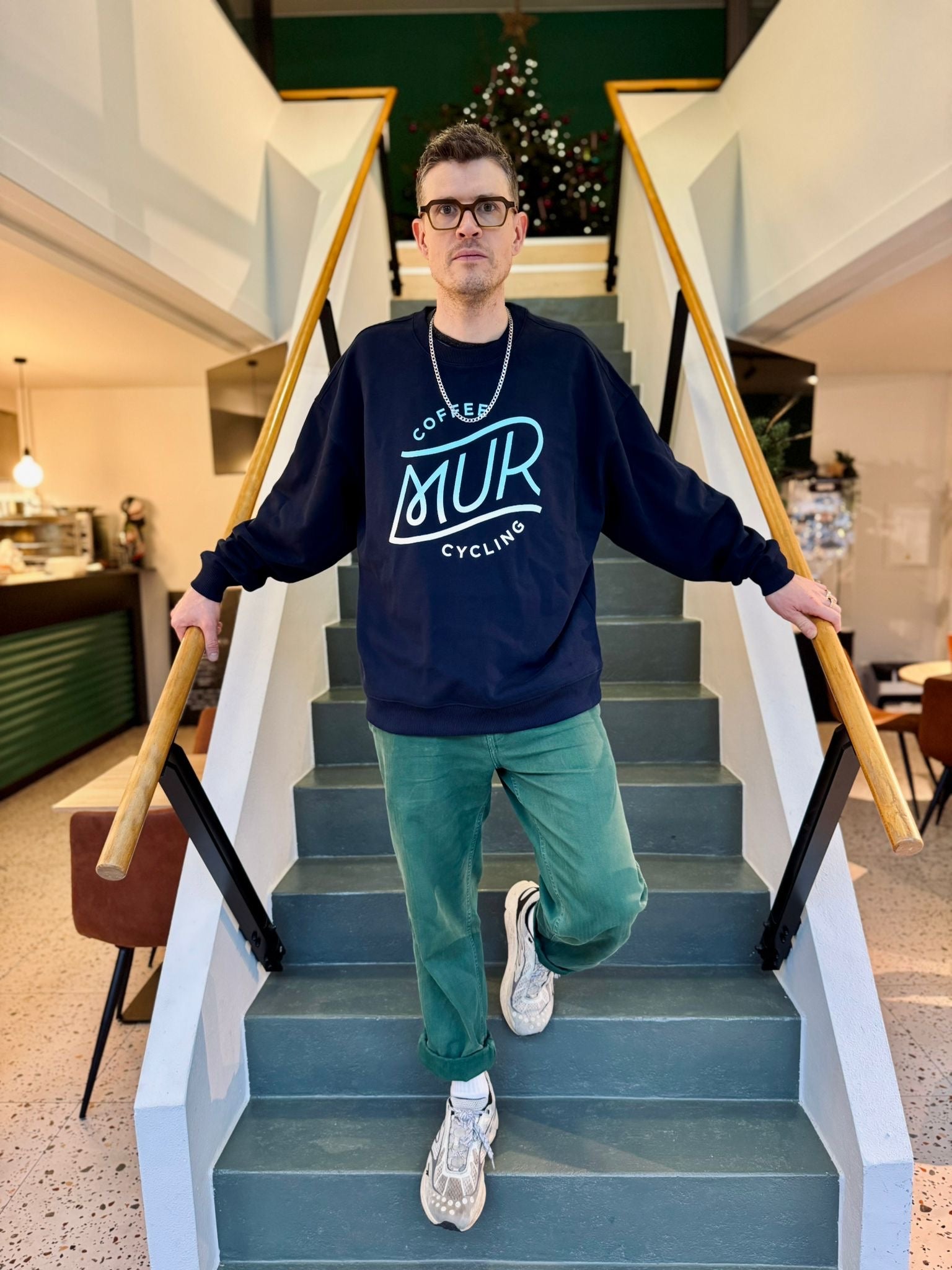 Oversize Logo Crewneck Sweater